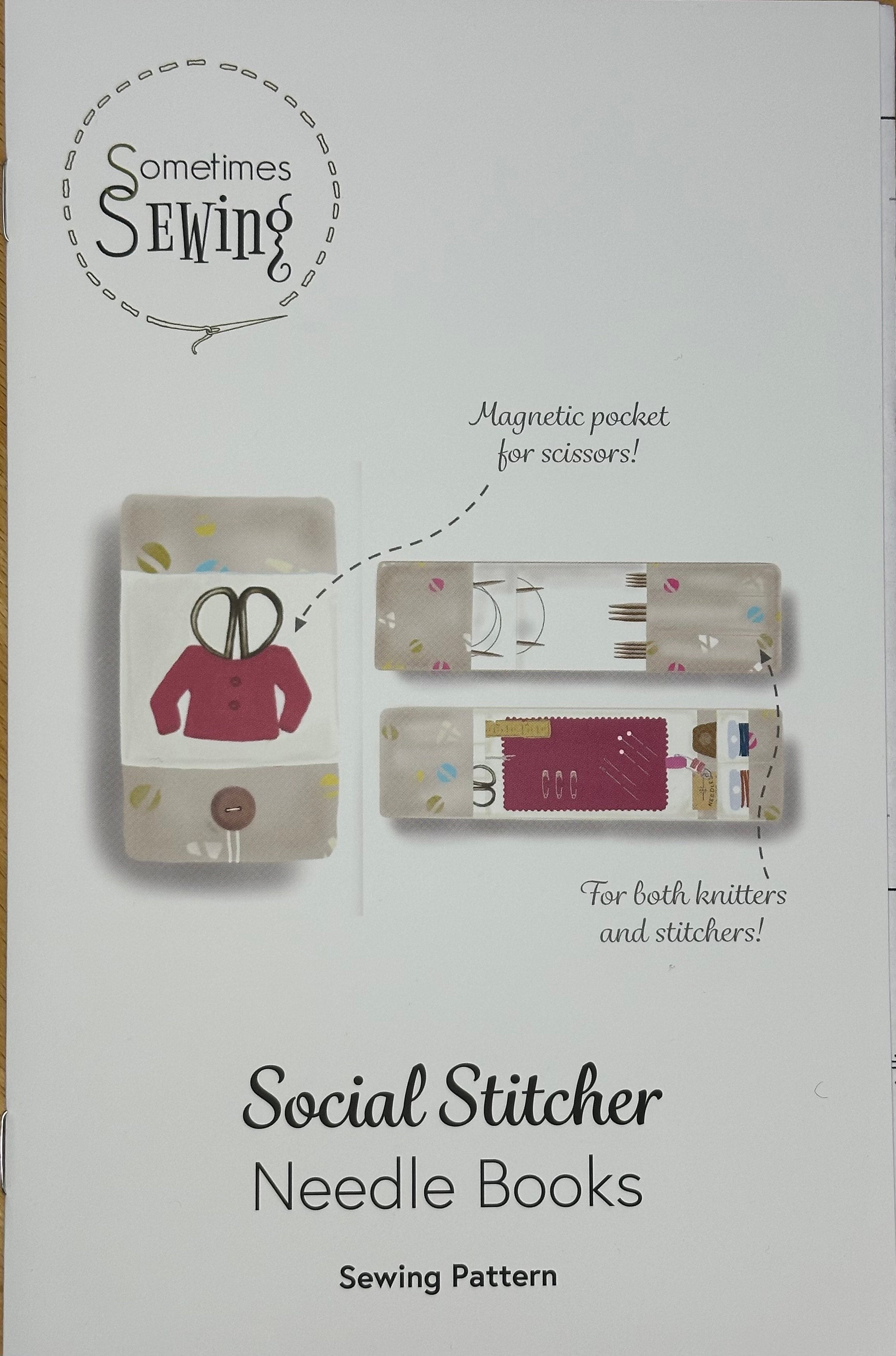 Social Stitcher Needle Book Sewing Pattern | Fiber Friends Studios, Inc.
